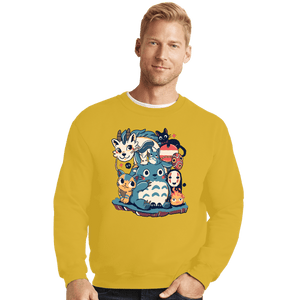 Last_Chance_Shirts Crewneck Sweater, Unisex / Small / Gold Magic Gang