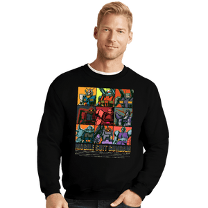 Daily_Deal_Shirts Crewneck Sweater, Unisex / Small / Black Mobile Suits