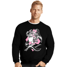 Load image into Gallery viewer, Shirts Crewneck Sweater, Unisex / Small / Black Magical Lock and Time Key II
