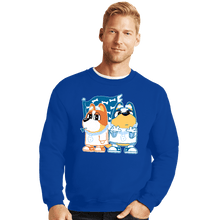 Load image into Gallery viewer, Daily_Deal_Shirts Crewneck Sweater, Unisex / Small / Royal Blue Blueynia
