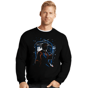 Secret_Shirts Crewneck Sweater, Unisex / Small / Black The Tenth Doctor