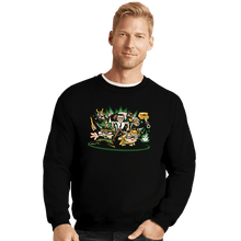 Load image into Gallery viewer, Shirts Crewneck Sweater, Unisex / Small / Black Variant Laboratory
