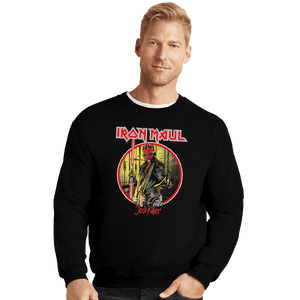 Shirts Crewneck Sweater, Unisex / Small / Black Iron Maul