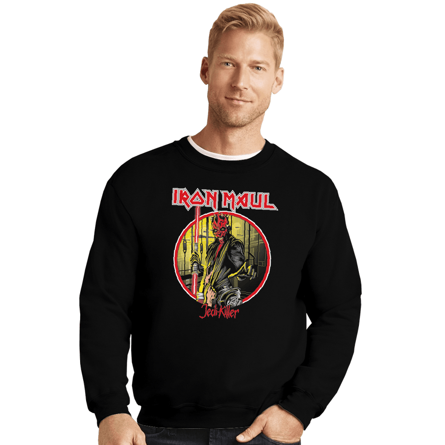 Shirts Crewneck Sweater, Unisex / Small / Black Iron Maul