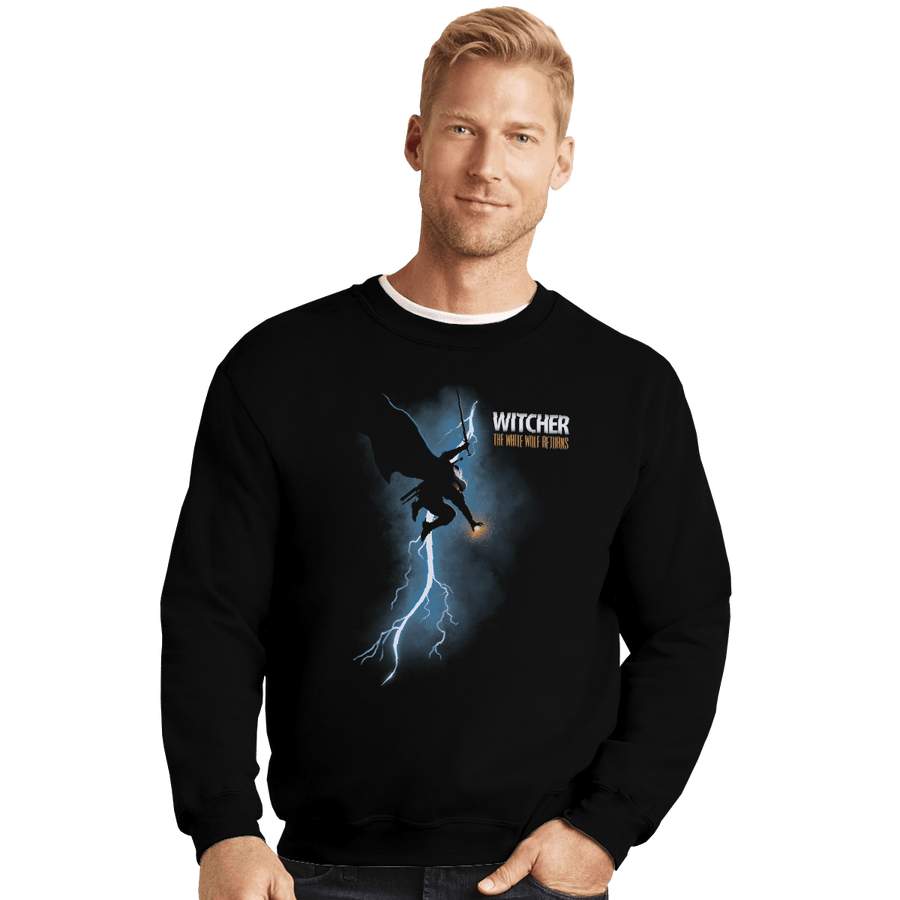 Shirts Crewneck Sweater, Unisex / Small / Black The White Wolf Returns