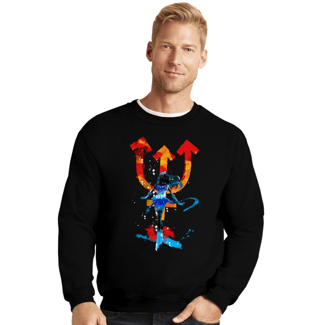 Shirts Crewneck Sweater, Unisex / Small / Black Neptune