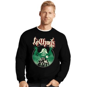 Daily_Deal_Shirts Crewneck Sweater, Unisex / Small / Black Ghost Pirate