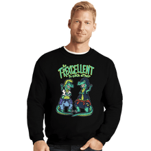 Load image into Gallery viewer, Daily_Deal_Shirts Crewneck Sweater, Unisex / Small / Black T-Rexcellent
