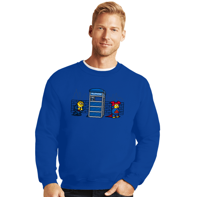 Secret_Shirts Crewneck Sweater, Unisex / Small / Royal Blue Super Ralph
