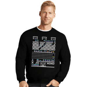 Shirts Crewneck Sweater, Unisex / Small / Black Lemmings Christmas