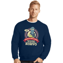 Load image into Gallery viewer, Shirts Crewneck Sweater, Unisex / Small / Navy Vote Korvo
