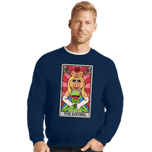 Load image into Gallery viewer, Daily_Deal_Shirts Crewneck Sweater, Unisex / Small / Navy The Lovers.
