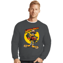 Load image into Gallery viewer, Daily_Deal_Shirts Crewneck Sweater, Unisex / Small / Charcoal Luffy Duck
