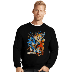 Shirts Crewneck Sweater, Unisex / Small / Black Team Mania