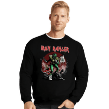 Load image into Gallery viewer, Daily_Deal_Shirts Crewneck Sweater, Unisex / Small / Black Iron Ranger
