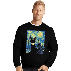 Shirts Crewneck Sweater, Unisex / Small / Black Claire De Lune