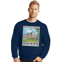 Load image into Gallery viewer, Shirts Crewneck Sweater, Unisex / Small / Navy Xavier&#39;s School For Gifted Youngsters
