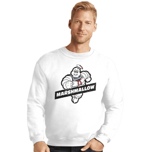 Shirts Crewneck Sweater, Unisex / Small / White Marshmallow