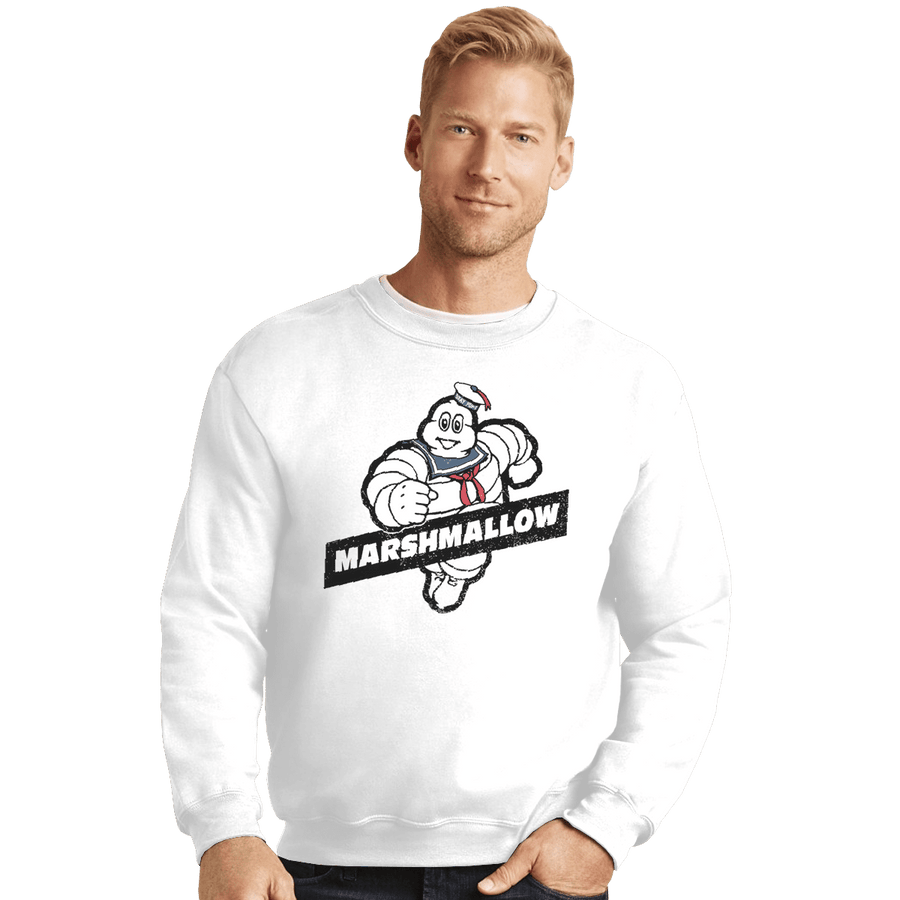 Shirts Crewneck Sweater, Unisex / Small / White Marshmallow