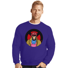 Load image into Gallery viewer, Shirts Crewneck Sweater, Unisex / Small / Violet Ragin Cajun

