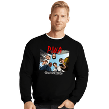 Load image into Gallery viewer, Shirts Crewneck Sweater, Unisex / Small / Black Paper With Attitude
