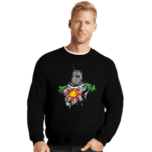 Shirts Crewneck Sweater, Unisex / Small / Black Praise The Sun