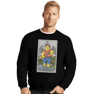 Shirts Crewneck Sweater, Unisex / Small / Black Temperance