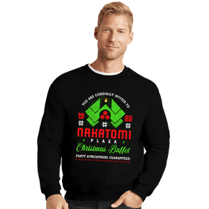 Daily_Deal_Shirts Crewneck Sweater, Unisex / Small / Black Plaza Invite