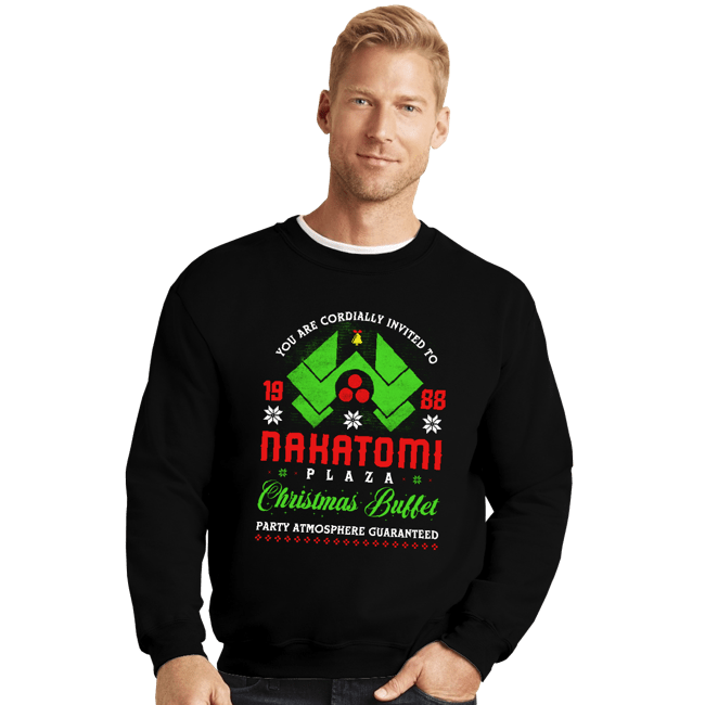 Daily_Deal_Shirts Crewneck Sweater, Unisex / Small / Black Plaza Invite