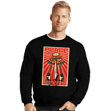 Load image into Gallery viewer, Shirts Crewneck Sweater, Unisex / Small / Black Superior Fire Flower

