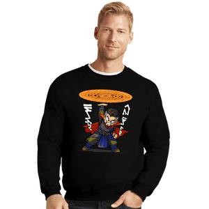 Daily_Deal_Shirts Crewneck Sweater, Unisex / Small / Black Magic Disk