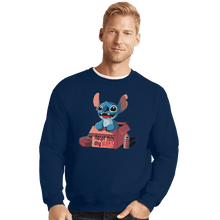 Load image into Gallery viewer, Shirts Crewneck Sweater, Unisex / Small / Navy Adopt This Dog
