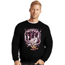 Load image into Gallery viewer, Daily_Deal_Shirts Crewneck Sweater, Unisex / Small / Black Gum Gum Bajrang Gun
