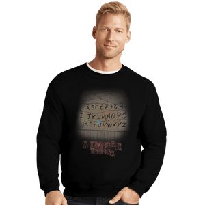 Shirts Crewneck Sweater, Unisex / Small / Black Run