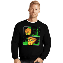 Load image into Gallery viewer, Secret_Shirts Crewneck Sweater, Unisex / Small / Black Slice Runner
