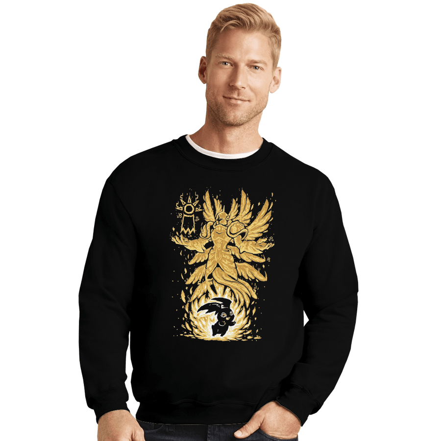 Shirts Crewneck Sweater, Unisex / Small / Black Digital Hope Within