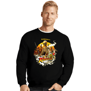 Daily_Deal_Shirts Crewneck Sweater, Unisex / Small / Black Harrison Hausen