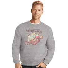 Load image into Gallery viewer, Shirts Crewneck Sweater, Unisex / Small / Sports Grey Anatomy Of The D20
