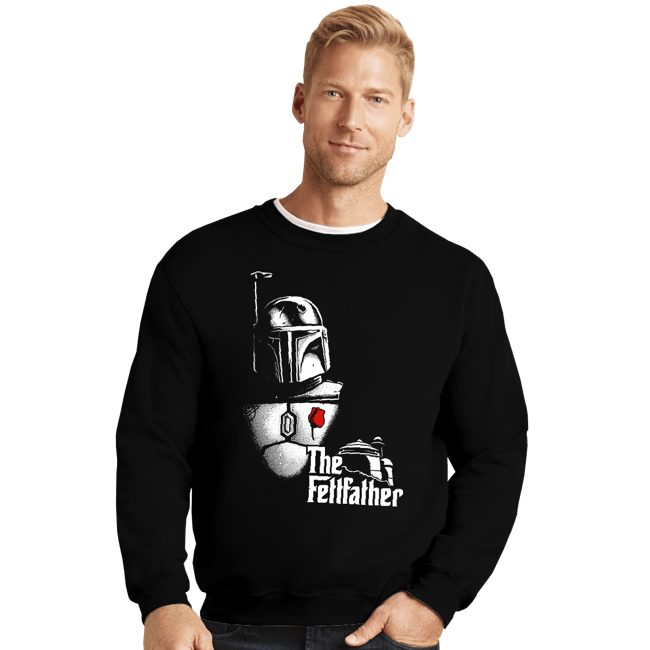 Secret_Shirts Crewneck Sweater, Unisex / Small / Black Fettfather