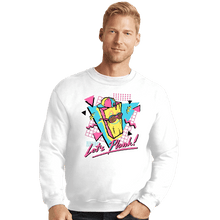 Load image into Gallery viewer, Daily_Deal_Shirts Crewneck Sweater, Unisex / Small / White Let&#39;s Plank!
