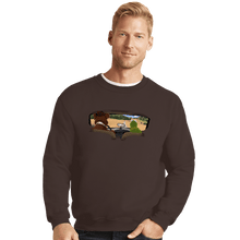 Load image into Gallery viewer, Daily_Deal_Shirts Crewneck Sweater, Unisex / Small / Dark Chocolate Classic Road Trip Adventurea
