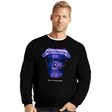 Load image into Gallery viewer, Daily_Deal_Shirts Crewneck Sweater, Unisex / Small / Black Ride The Nightmare
