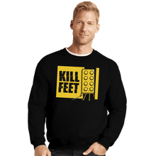 Load image into Gallery viewer, Shirts Crewneck Sweater, Unisex / Small / Black Kill Feet
