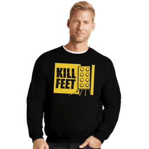 Shirts Crewneck Sweater, Unisex / Small / Black Kill Feet