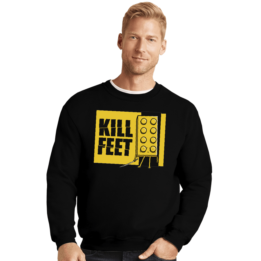 Shirts Crewneck Sweater, Unisex / Small / Black Kill Feet