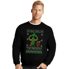 Load image into Gallery viewer, Daily_Deal_Shirts Crewneck Sweater, Unisex / Small / Black For The Presents
