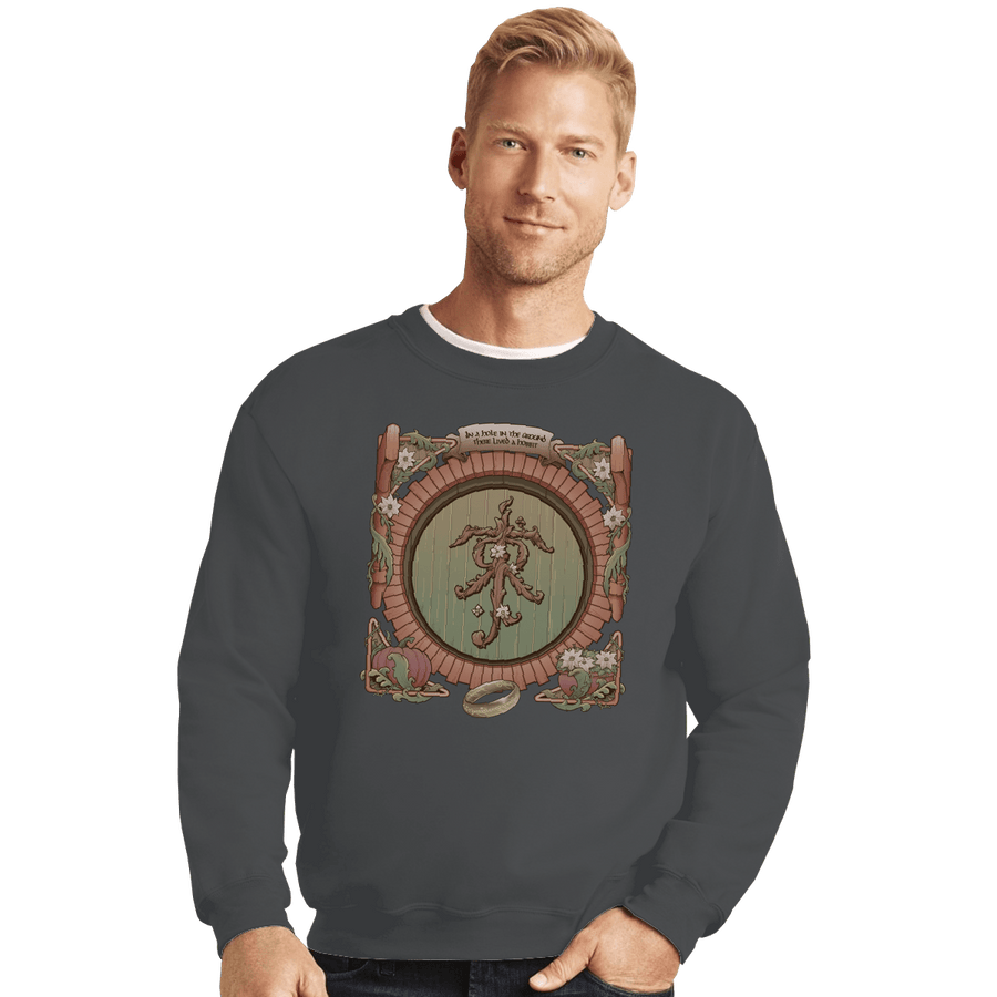 Secret_Shirts Crewneck Sweater, Unisex / Small / Charcoal A Hole In The Ground