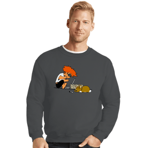 Daily_Deal_Shirts Crewneck Sweater, Unisex / Small / Charcoal Rad Ed