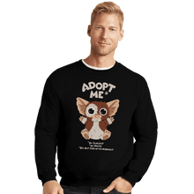 Load image into Gallery viewer, Shirts Crewneck Sweater, Unisex / Small / Black Adopt Me
