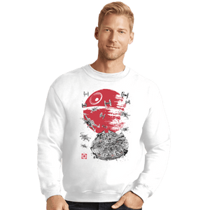 Shirts Crewneck Sweater, Unisex / Small / White Battle Of Endor